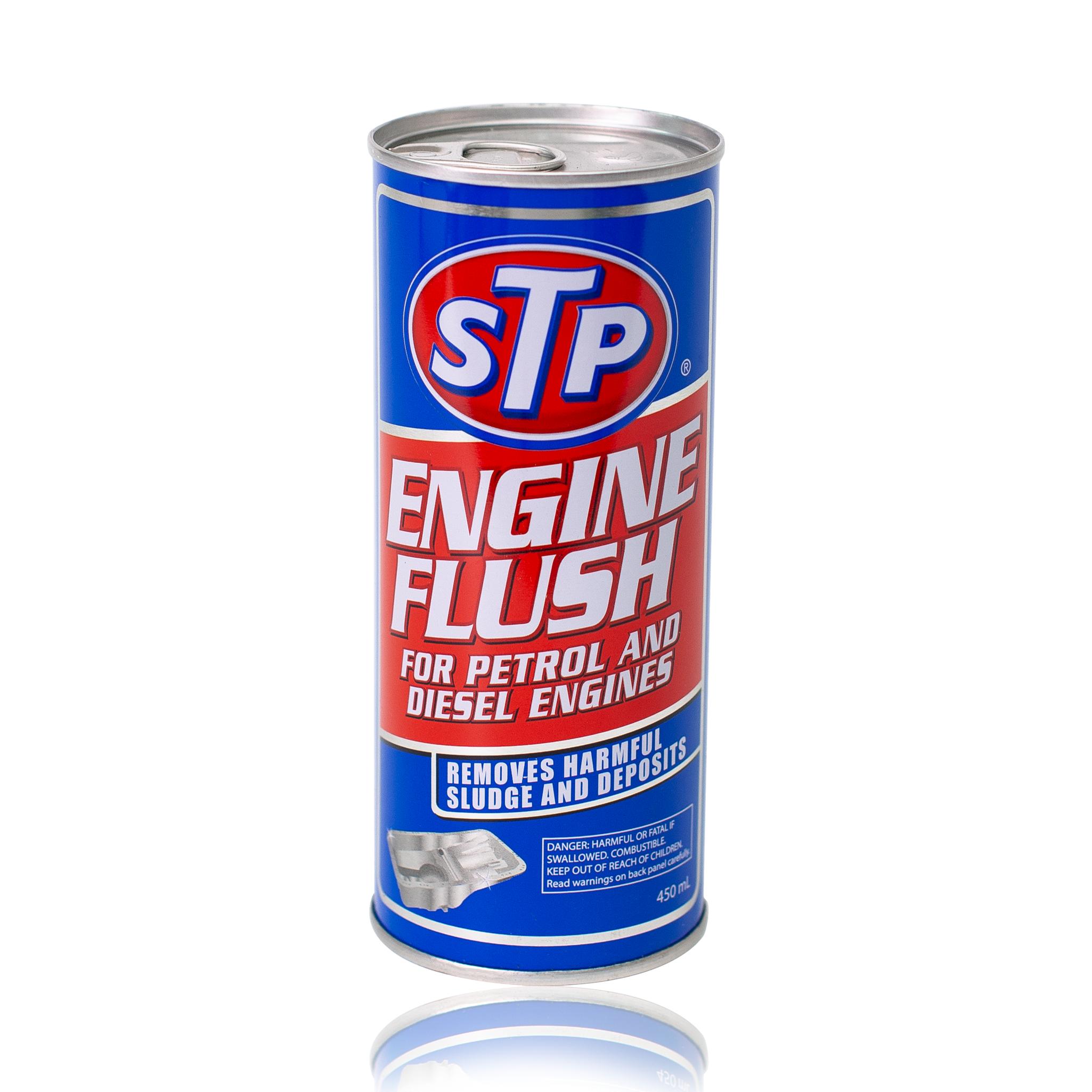 STP Engine Flush น้ำยาทำความสะอาดภายในเครื่องยนต์ (สำหรับเครื่องยนต์เบนซิน และ ดีเซล)(450 ml.) รุ่น 19004/1