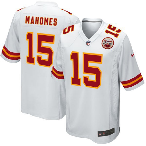 NFL Football Jerseys Mens Chiefs 15 Patrick Mahomes Football Jersey Red