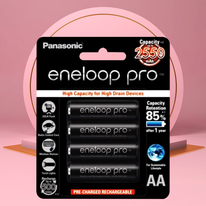 ถ่านพร้อมแท่นชาร์จ Panasonic Eneloop Quick Charger 2hr พร้อม Eneloop