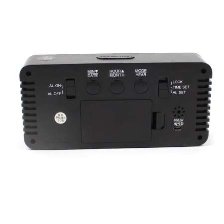 Telecorsa นาฬิกาดิจิตอล นาฬิกาปลุกดิจิตอล หน้าปัดกระจก DS -3622L LED  Mirror Clock  รุ่น DS-3622L-07a-Song