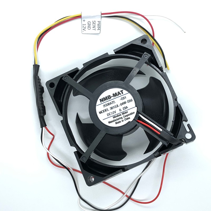 โปรโมชัน พัดลมตู้เย็น MITSUBISHI 12V 0.23A สายไฟ 4 เส้น ขนาด 3.5 x 3.5 cm ราคาถูก สายไฟบ้าน สายไฟรถยนต์ สายไฟฟ้าสีดำ สายไฟต่อพ่วง