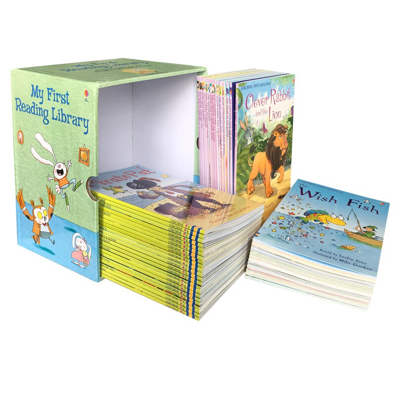 【50 Books】Usborne My First Reading Library,Cognitive Kids Story Books,Kids Gifts