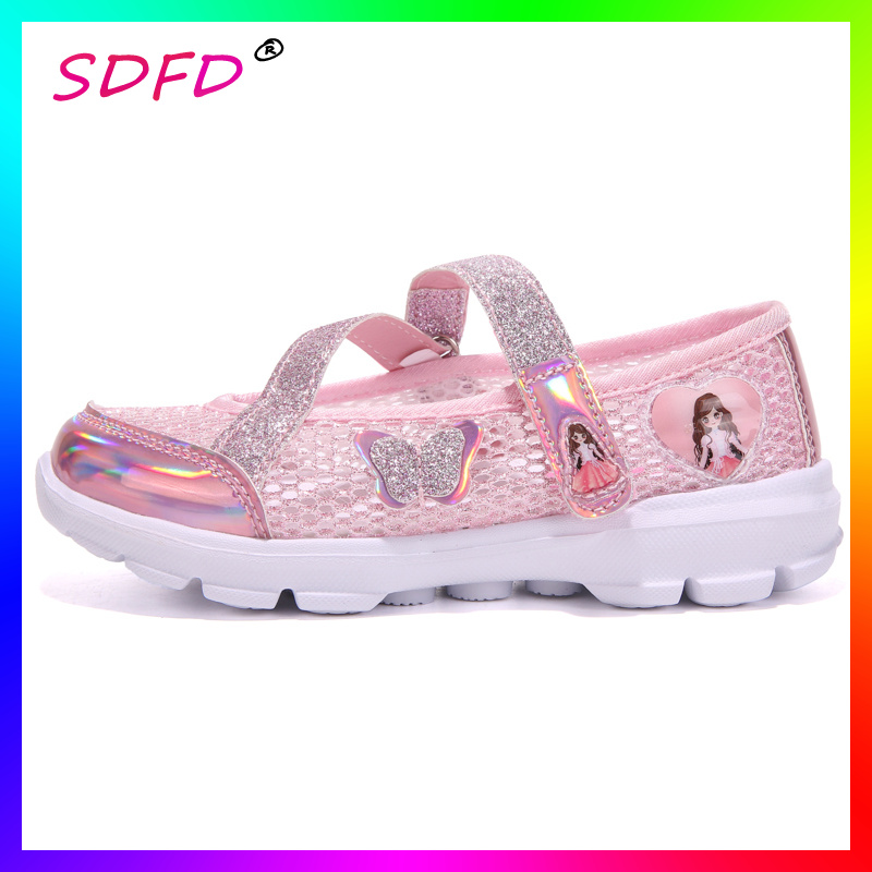 SDFD รองเท้าแตะสาวดอกไม้สวยมากองเท้าเด็ก10ขวบองเท้าแตะเด็กผญลายการ์ตูนองเท้าเด็กโต