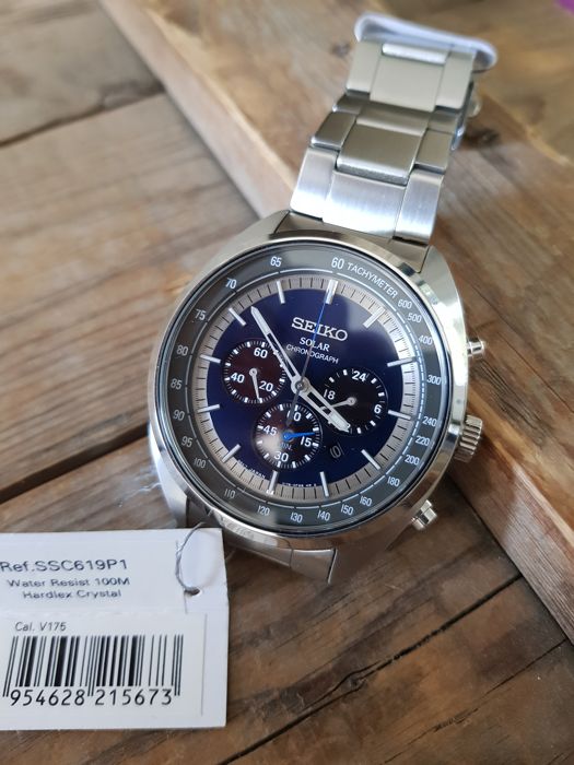 SSC619P1 Seiko Solar Chronograph Tachymeter SSC619 | Lazada PH