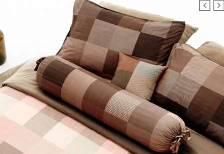 Dunlopillo ชุดผ้าปูที่นอน ไม่รวมผ้านวม 6ฟุต ลาย Mono Blocks