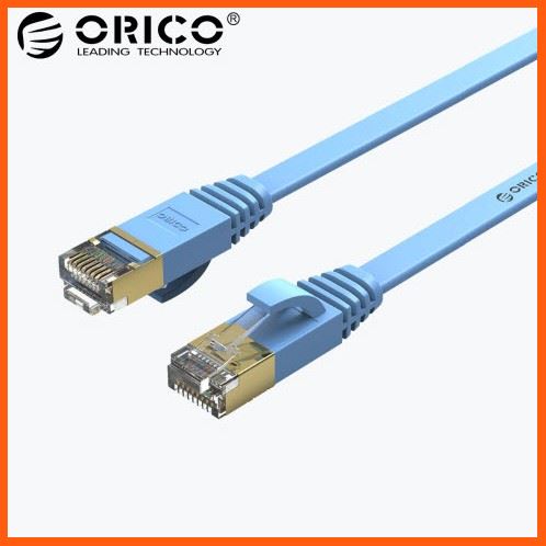 ✨✨#BEST SELLER🎉🎉 Half YEAR SALE!! ORICO Cat7 Ethernet Cable RJ45 Cat 7 Flat Network Lan Cable RJ45 Patch Cord for PC Router Laptop Cable Ethernet เคเบิล Accessory สาย หูฟัง usb ตัวรับสัญญาณ HDMI เสียง TV ระบบสี แสง จอถาพ บันเทิง