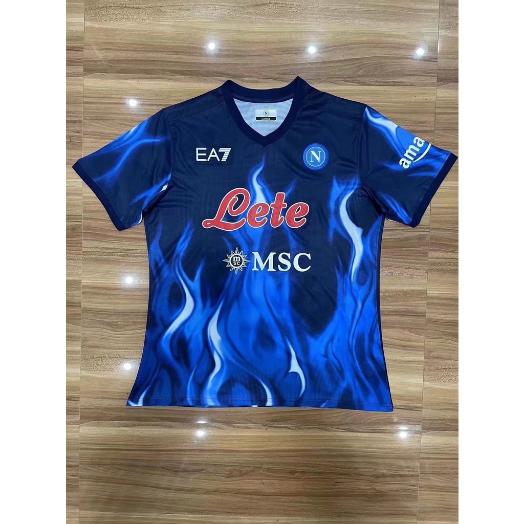 shot goods NAPOLI Tribute MARADONA Fouth Jersey Mens Football Shirt S