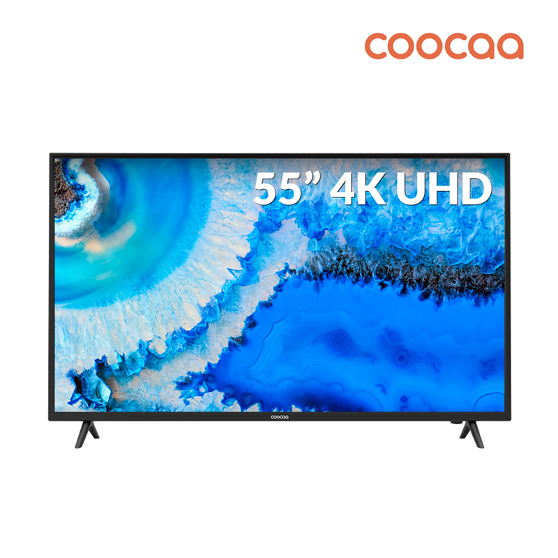 COOCAA  55S3C ทีวี 55 นิ้ว Smart TV LED 4K UHD Wifi internet -HDMI-USB-Netflix &Youtube