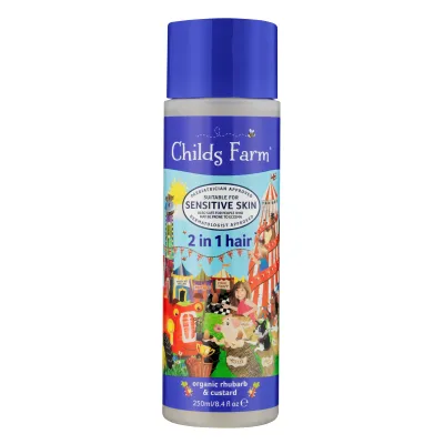 Childs Farm 2 in 1 Shampoo&Conditioner, organic rhubarb&custard 250ml