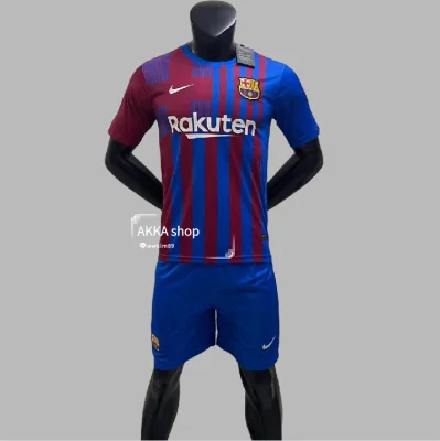 เสื้อบอลบาร์เซโลน่าชุดเหย้า 2021-2022 เสื้อฟุตบอลAAA Barcelona home jersey 2021-2022 football jersey football jersey