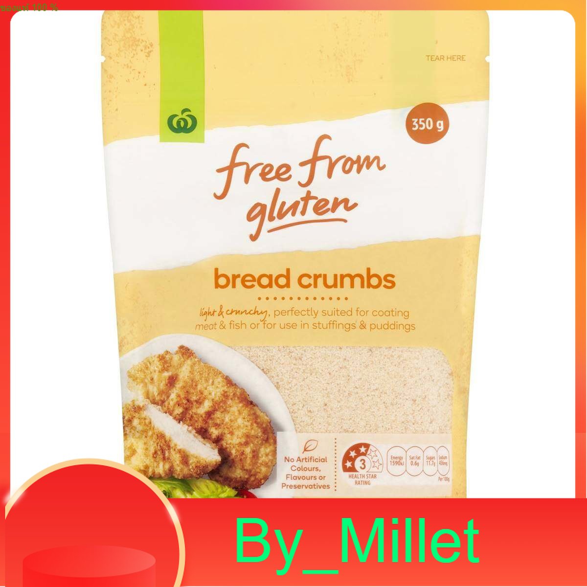 Free From Gluten Bread Crumbs Woolworths 350 G Lazada.co.th