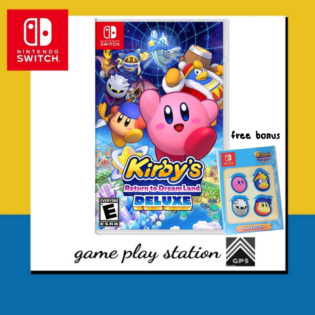 (มือ1พร้อมส่ง)แผ่นเกม Nintendo Switch Kirby And The Forgotten Land ...