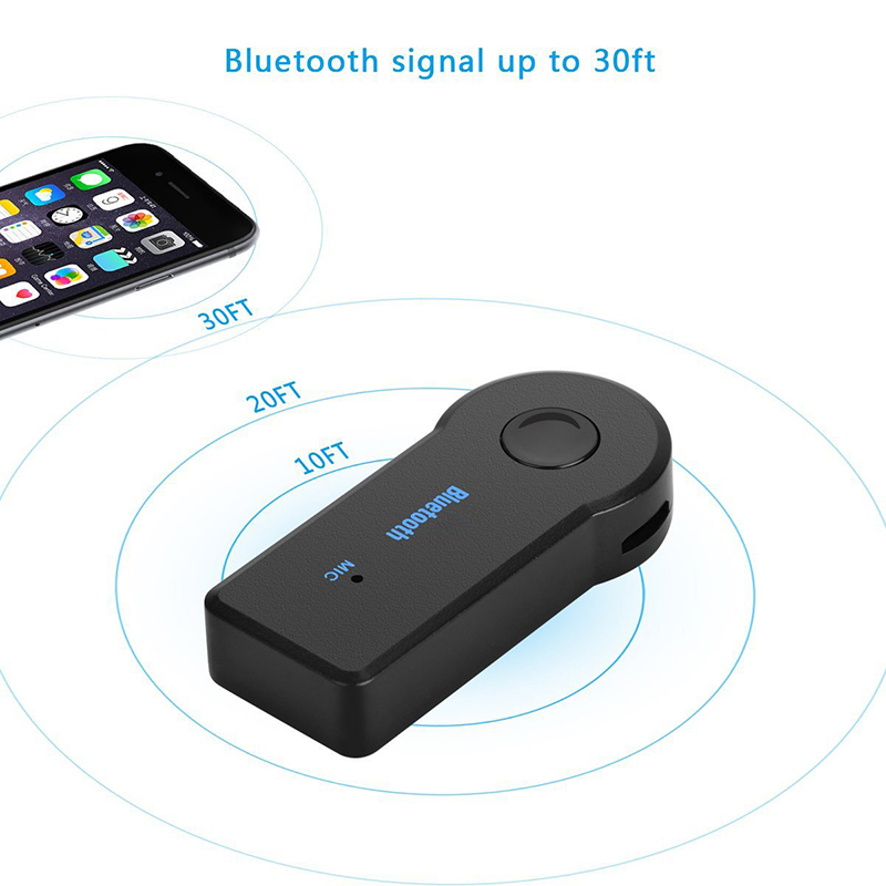 Graceful Bộ Thu Phát Bluetooth 5.0 Không Dây 2 Trong 1, Giắc Cắm 3.5Mm Cho Âm Nhạc Xe Hơi