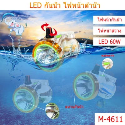 LED dimming rechargeable fishing headlamp with strong light long-range fishing night fishing flashlight miner’s lamp