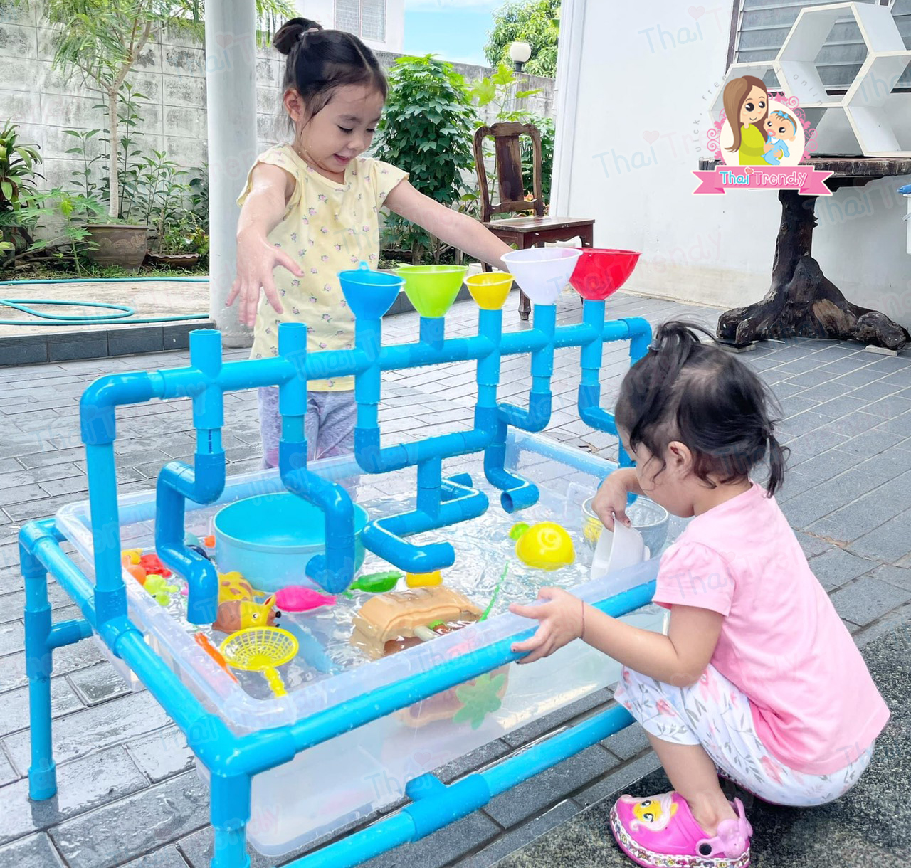 (จัดส่งฟรี) Waterplay Station ของเล่นเด็ก โต๊ะเล่นน้ำสำหรับเด็ก outdoor Water Playstation โต๊ะเล่นทรายเล่นน้ำ