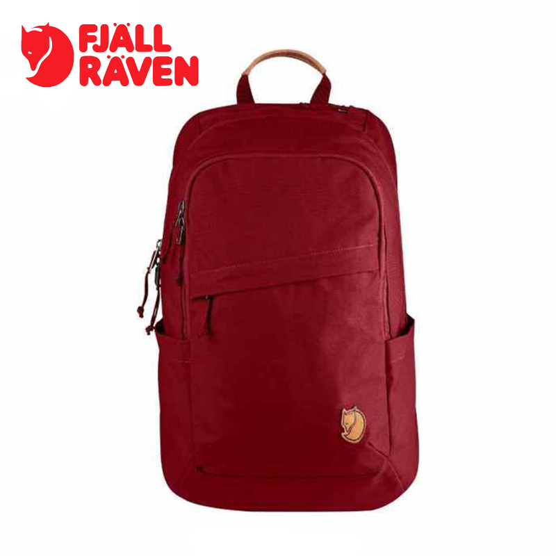 Fjallraven Kanken Raven 20 Simple design backpack Genuine leather strap
