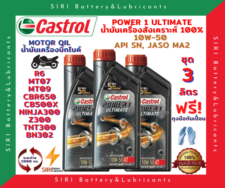 Castrol カストロール POWER1 4T RACING 20L缶 10W-50