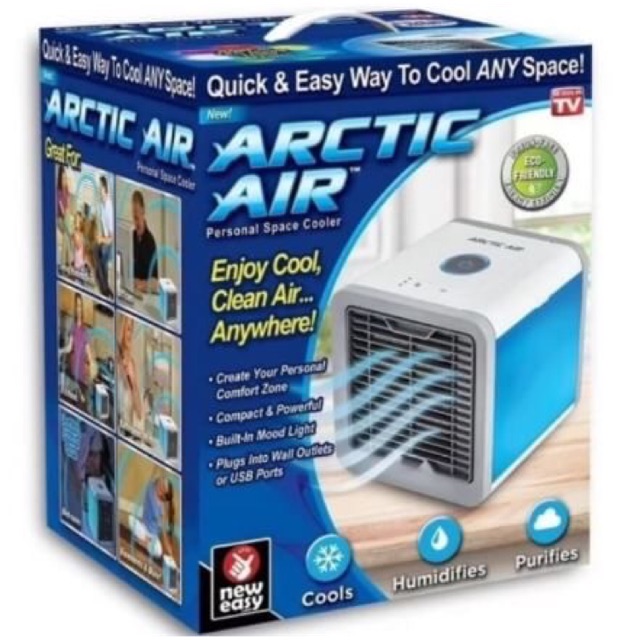 ราคาช็อค!!  เครื่องทำความเย็นมินิแอร์พกพาแอร์ตั้งโต๊ะขนาดเล็กพัดลมไอเย็นพกพาง่าย ประหยัดไฟ