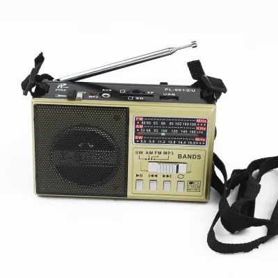 วิทยุขนาดเล็ก วิทยุคลาสสิค วิทยุขนาดพกพา วิทยุ MP3/USB/SD Card/Micro SD เครื่องเล่นวิทยุ AM/FM/MP3 PL-0012U