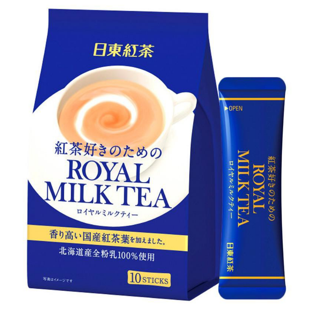 Royal Milk Tea รอยัล มิลค์ที ชานมพระราชา ชานม พรีเมี่ยม (Japan Imported) 14g. x 10 ซอง