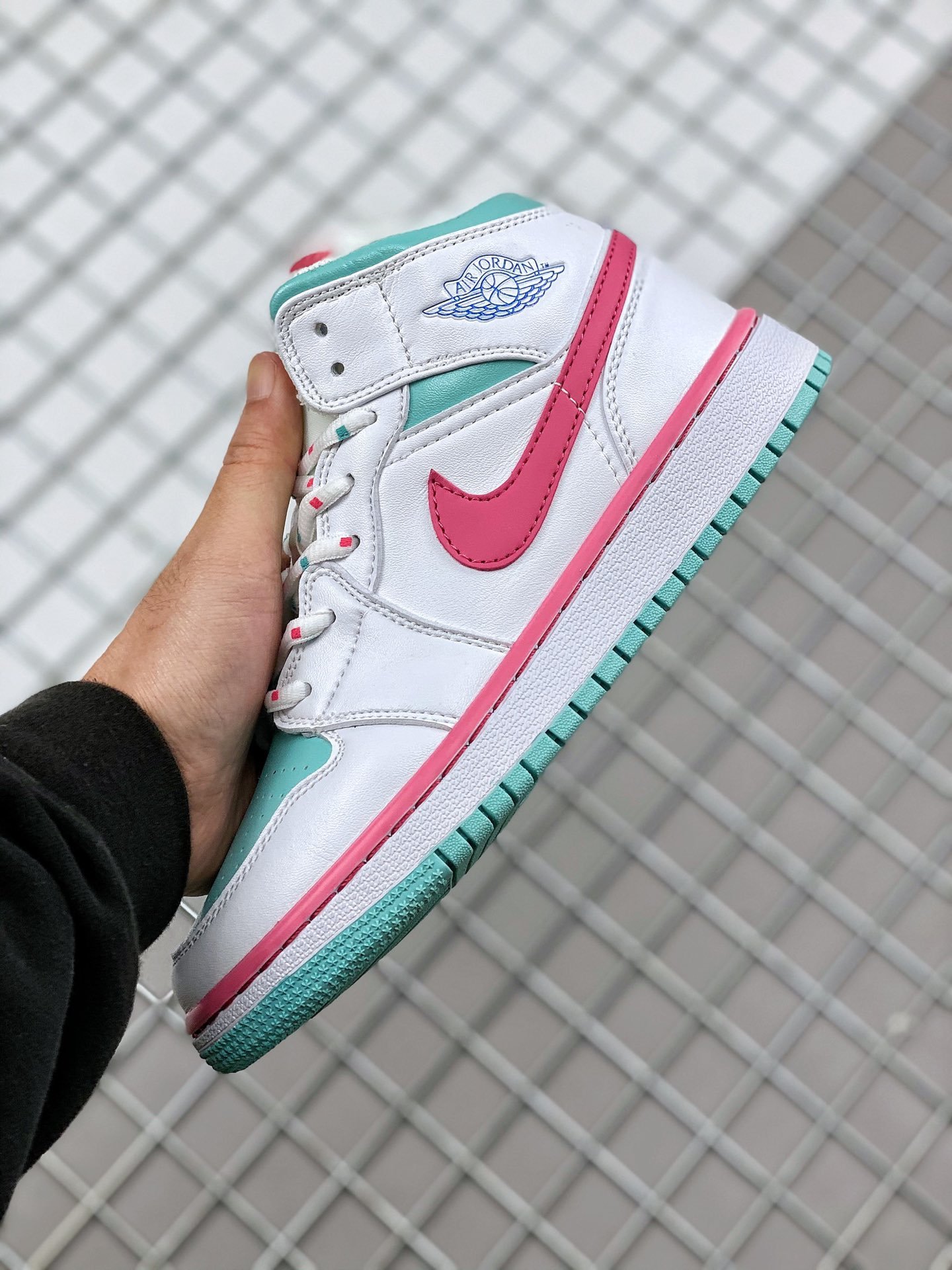 Nike Air Jordan 1 Mid GS “Digital Pink” running shoes Women's shoes ...