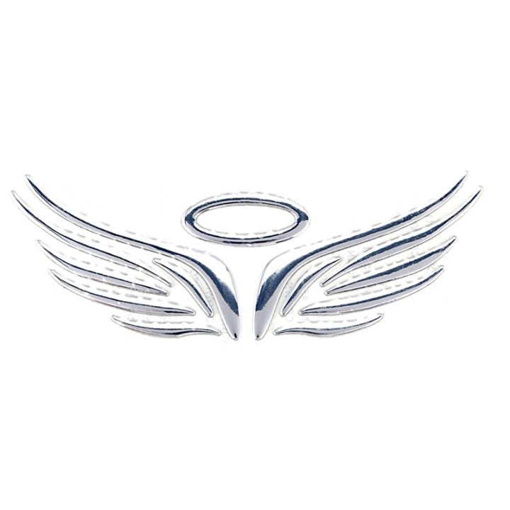 3 Pcs Cai Accessories 1 Pcs 3d Angel Fairy Wings Car Emblem 2 Pcs Abs Plastic Car Side Shark Gills Side Vent Sticker Lazada