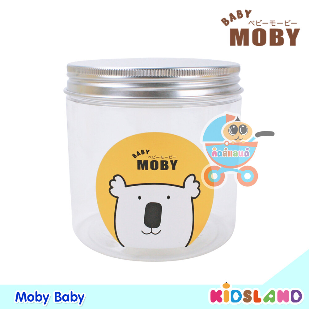 Baby Moby กระปุกพลาสติกใส่สำลี
