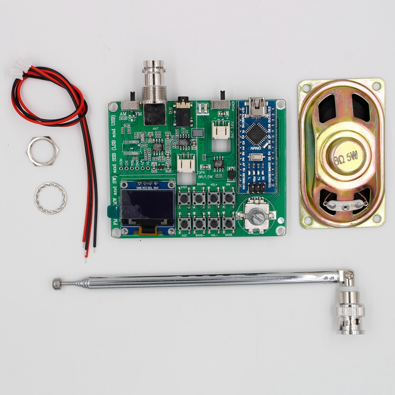 SI4732 All Band Radio FM AM (MW and SW) SSB with Speaker Battery - Car ...