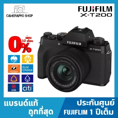 Fujifilm X-T200 Kit 15-45 mm. OIS PZ เมนูอังกฤษ (ประกันศูนย์ 1ปี)
