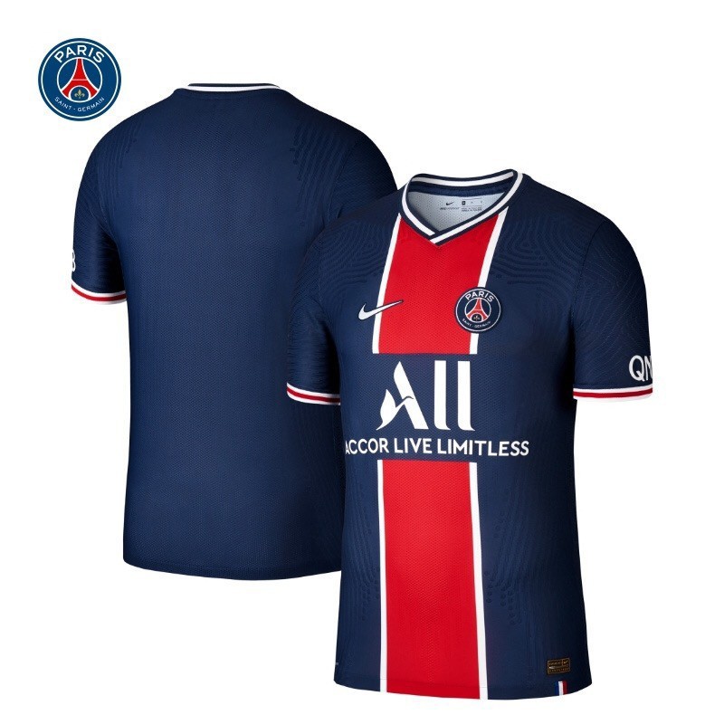 ปารีส Saint-Germain สโมสรฟุตบอลเสื้อสำหรับ 2021-22 ฤดูกาล, เสื้อฟุตบอล, เสื้อ, ผ้าโพลีเอสเตอร์ (กองทัพเรือสี), การประกันคุณภาพ, เกรด AAA