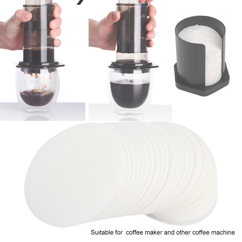350Pcs Round Coffee Filters - Paper Coffee Maker Filters For Various Machines
