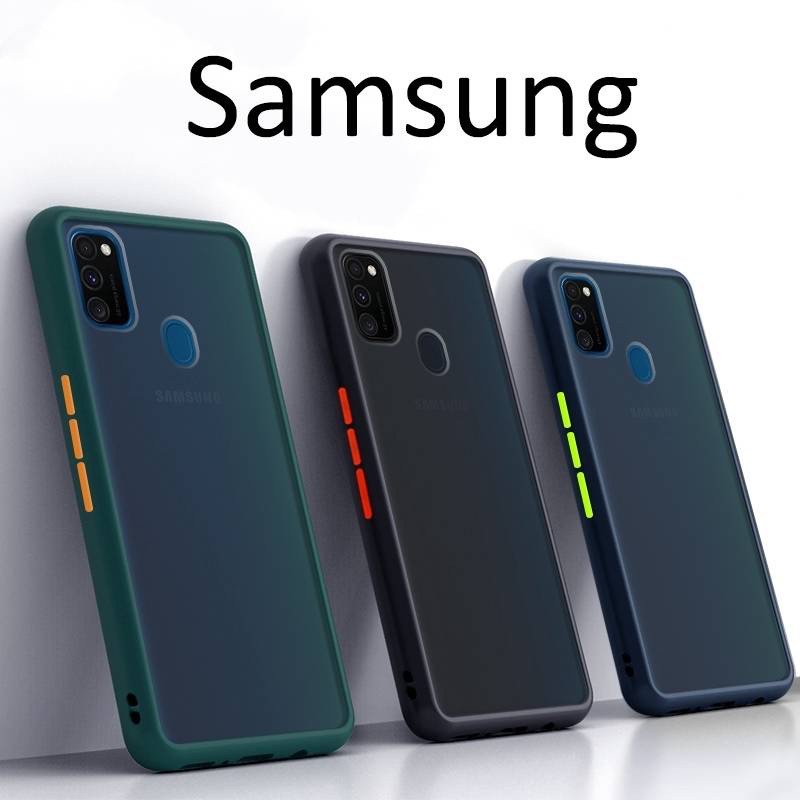 อุปกรณ์เสริมอิเล็กทรอนิกส์ อุปกรณ์เสริมโทรศัพท์มือถือ เคสโทรศัพท์มือถือ และเคสป้องกัน✟▫ vB94yR เคสขอบสี เคส Samsung A51 A71 A31 A01 A11 A10 A10s A20 A20s A30 A30s A50 A50s M11 M31 เคสซัมซุง เคสกันกระแทก case