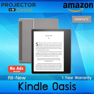 สินค้า Amazon Kindle Oasis E-reader 2019 , 7 High-Resol Display (300 ppi), Waterproof, Built-In Ae, Wi-Fi or Cellular (Without Ads) - Ready to Ship , 1 Year Warranty