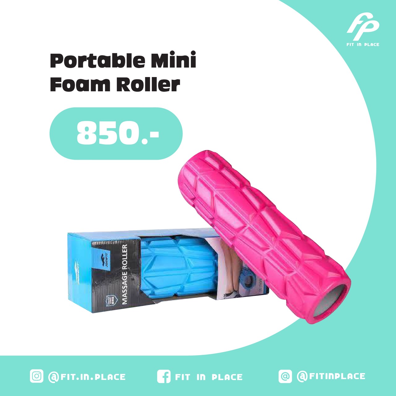 Fit in Place - Joinfit Portable Mini Foam Roller