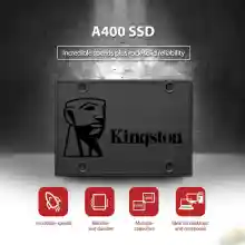 ภาพขนาดย่อของภาพหน้าปกสินค้า120GB/240GB/480GB/960GB/SSD (เอสเอสดี) KINGSTON A400 SATA III 2.5 ( SA400S37/480G ) - รับประกัน 1 ปี จากร้าน Double Star.th บน Lazada ภาพที่ 2