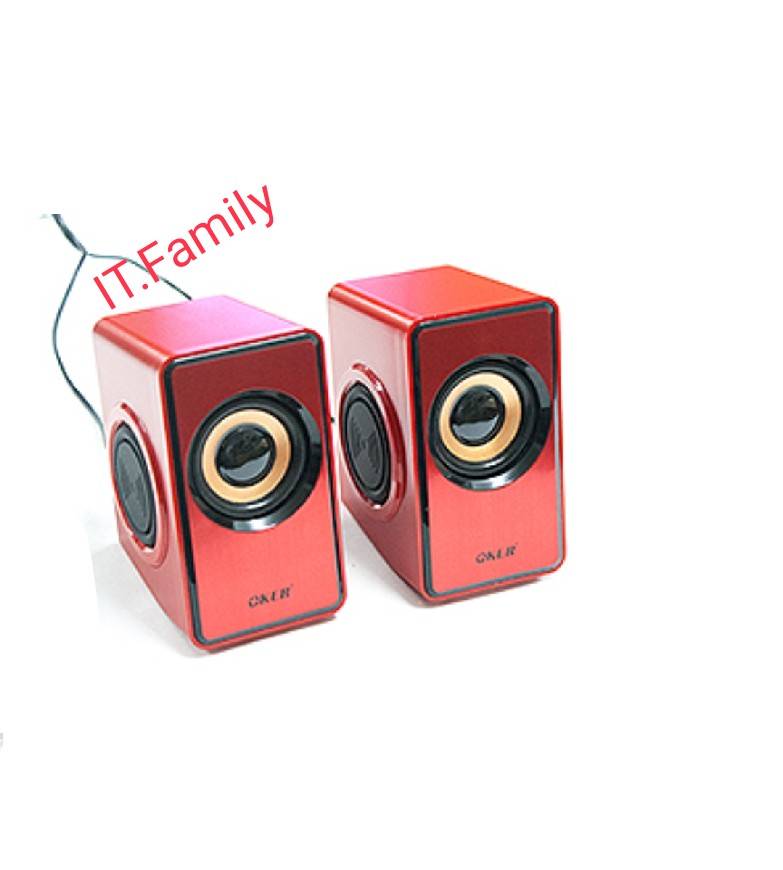 ลำโพงใช้สำหรับคอมพิวเตอร์หรือโน๊ตบุ๊ค Speaker SP-528 สีแดง (ออกใบกำกับภาษีได้)