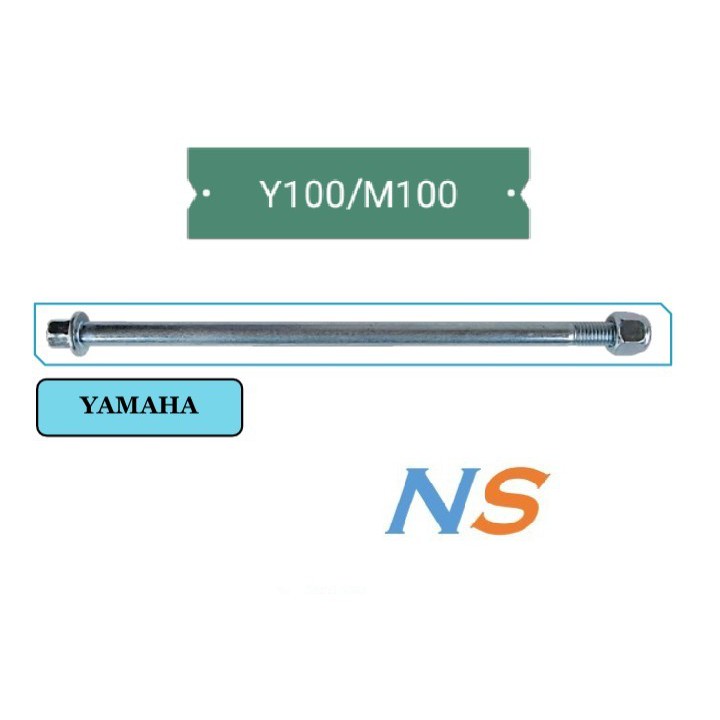 ลดราคา แกนล้อหลัง#yamaha Y100/M100 #ค้นหาเพิ่มเติม ปั้มเบนซิน ปั้มติ๊ก FORZA คาบูเรเตอร์ ข้อเหวี่ยงชุด หม้อน้ำ เสื้อสูบ