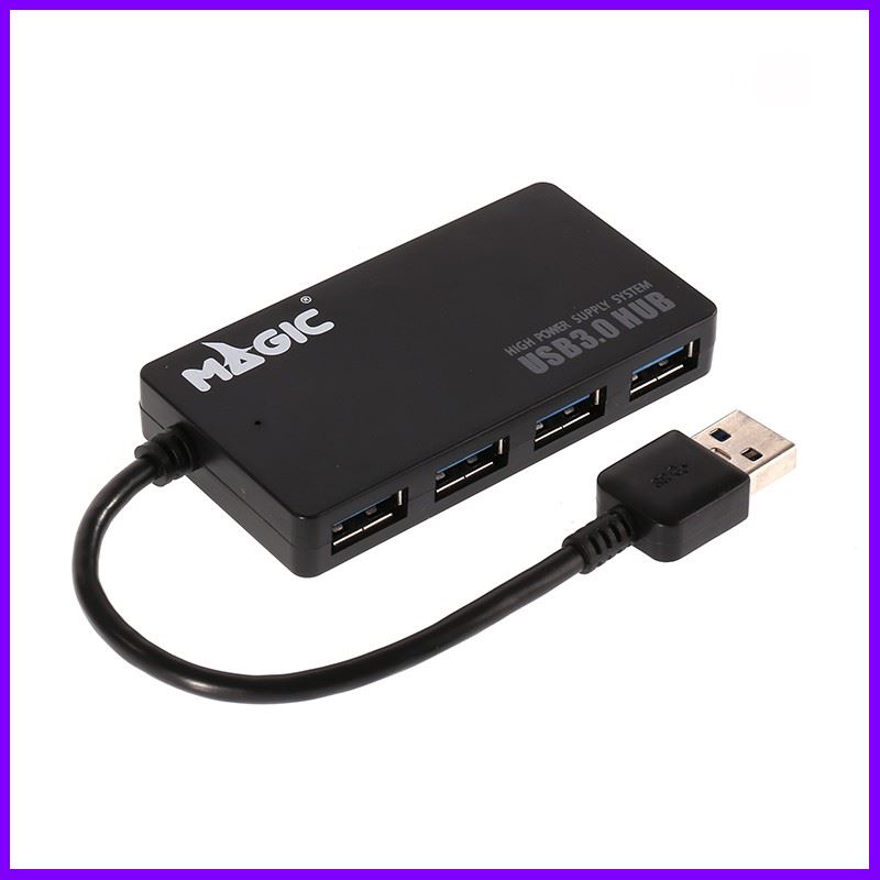 Magictech 4 Port USB HUB V.3.0 (MT310) Black คุณภาพดี