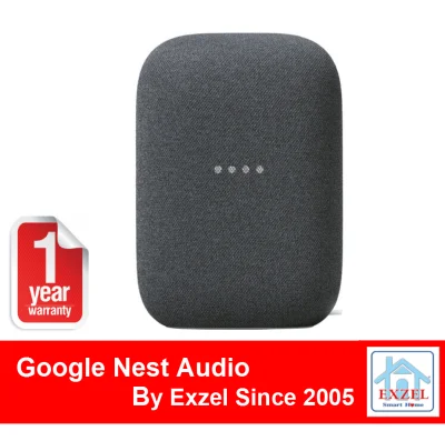 Google Nest Audio Smart Speaker - Fast 1 Day Ship from Bangkok | 1 Yr Warranty | Smart home hub | Voice Assistant Smart Speaker | ลำโพงอัจฉริยะ