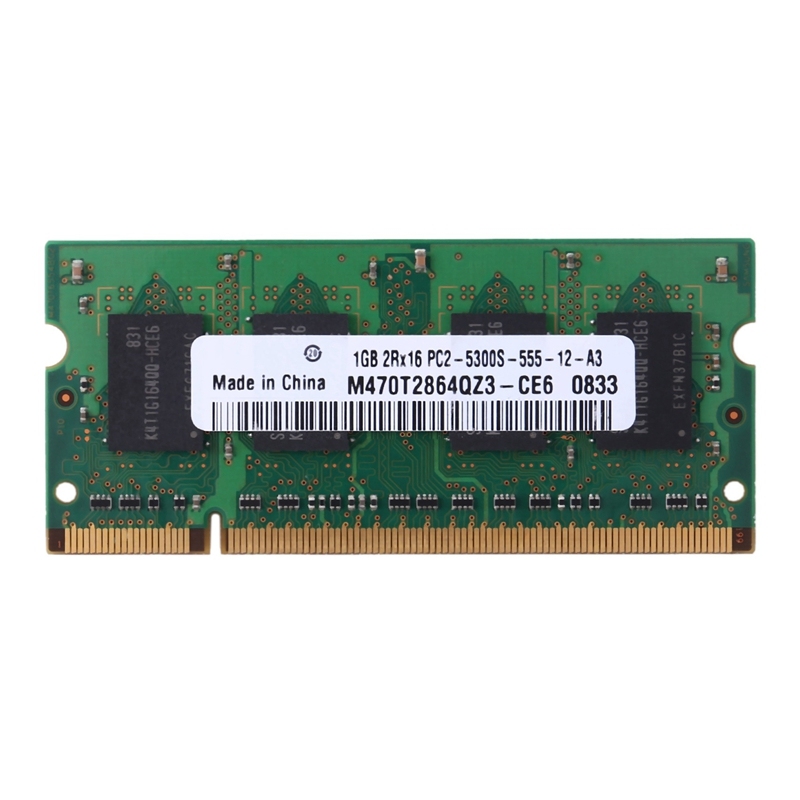 Bảng giá DDR2 1GB Notebook RAM Memory 677Mhz PC2-5300S-555 200Pins 2RX16 SODIMM Laptop Memory for Intel AMD Phong Vũ