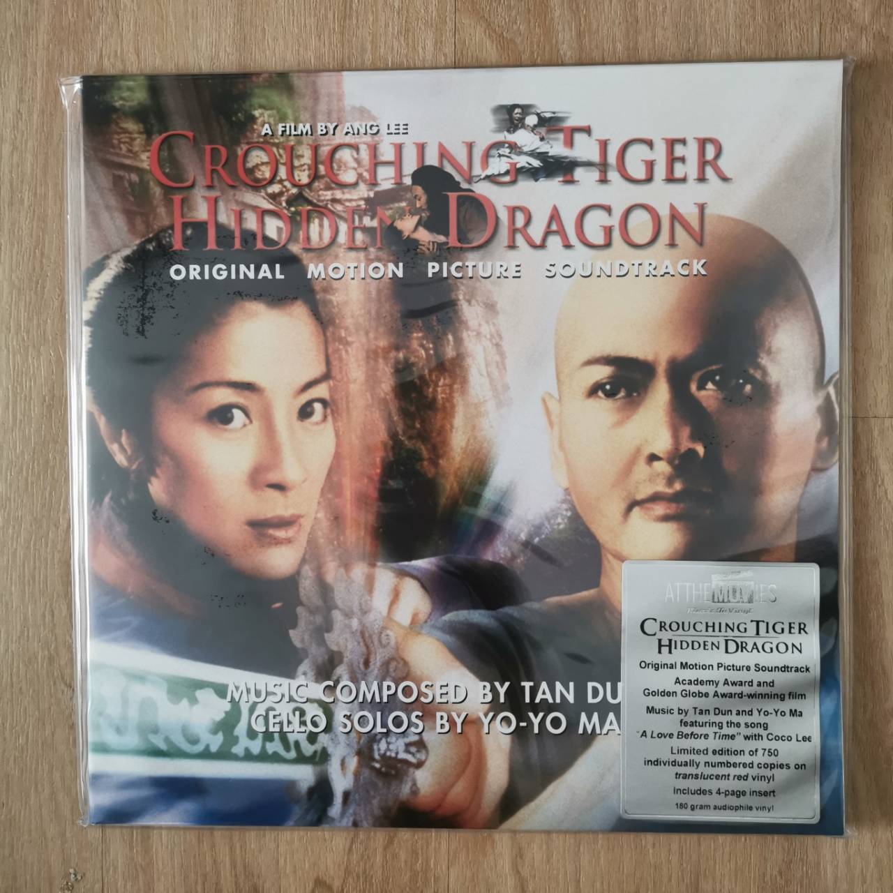 แผ่นเสียง แผ่นไวนิล Tan Dun – Crouching Tiger, Hidden Dragon (Original Motion Picture Soundtrack) แผ่นใหม่ ซีล มือหนึ่ง