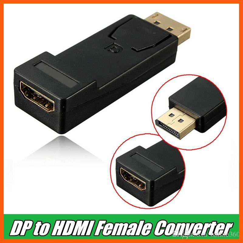 Best Quality หัวแปลงDisplay Port Male Dp To HDMI Female Adapter Converter(1ชิ้น) -intl อุปกรณ์คอมพิวเตอร์ Computer equipment สายusb สายชาร์ด อุปกรณ์เชื่อมต่อ hdmi Hdmi connector อุปกรณ์อิเล็กทรอนิกส์ Electronic device