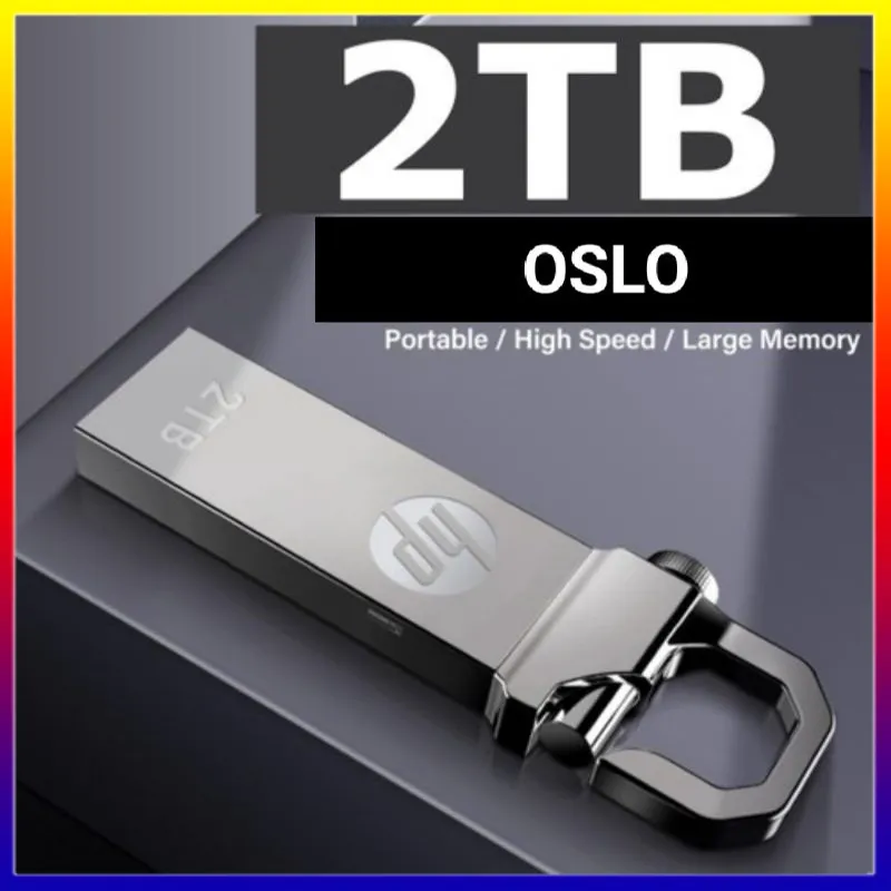ภาพหน้าปกสินค้าhp 2TB USB 3.0 Flash Drive Pendrive High Speed Flash Disk แฟลชไดรฟ์โลหะ ความเร็วสูง กันน้ำ flashdrive แฟลชไดร์ฟ จากร้าน flash drive บน Lazada