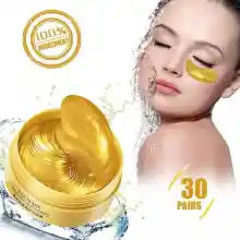 ภาพขนาดย่อของภาพหน้าปกสินค้าBIOAQUAมาร์คใต้ตามาส์กใต้ตามาคใต้ตา30คู่ GOLD MASK คอลลาเจน ลดอาการบวมถุงตา ต่อต้านริ้วรอยกระชับดูแลผิว Eye Mask-5015 จากร้าน ROSLA บน Lazada ภาพที่ 2