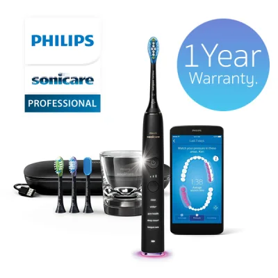Philips Sonicare DiamondClean Smart Electric Toothbrush 9500 Series Black - แปรงสีฟันไฟฟ้า HX9924-12 รับประกัน 1 ปี พร้อมส่งเลย