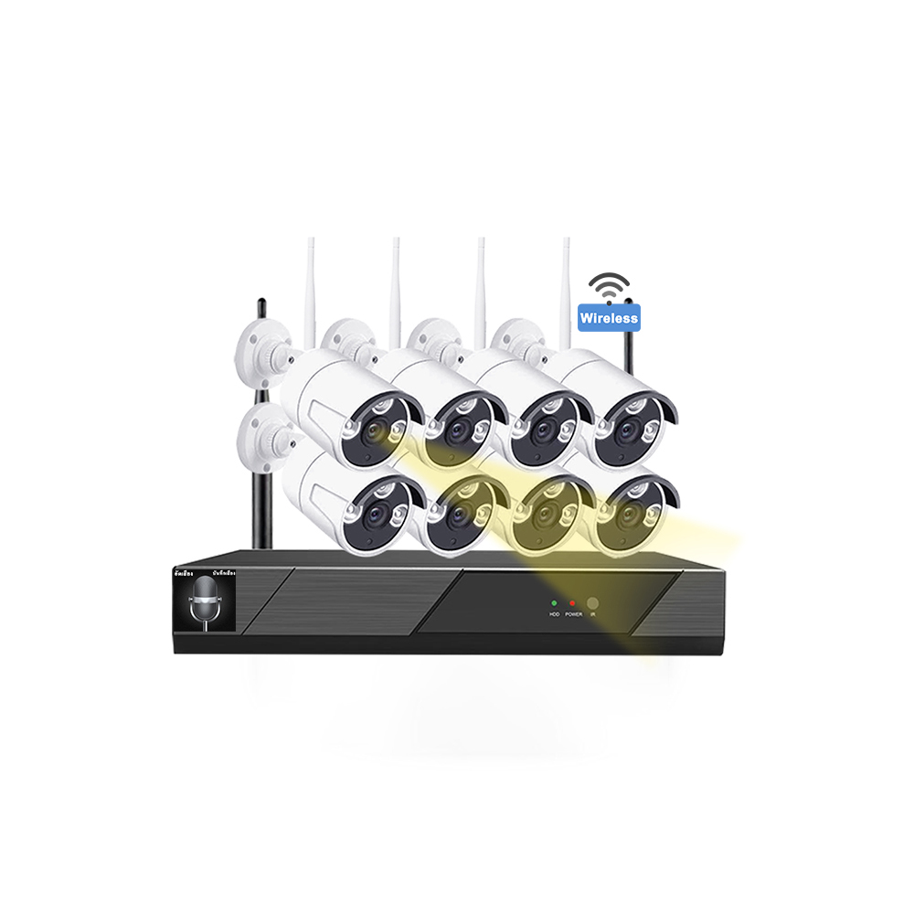 XVISION Professional For Security ชุดกล้องวงจรปิด Wireless kit รุ่น 8CH ...