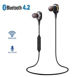 Kingcomedy HIFI หนักหูฟังเน้นเสียงเบสไดร์เวอร์แบบไดนามิกคู่หูฟังบลูทูธไร้สายชุดหูฟัง Kingcomedy HIFI หนักหูฟังเน้นเสียงเบสไดร์เวอร์แบบไดนามิกคู่หูฟังบลูทูธไร้สายชุดหูฟัง