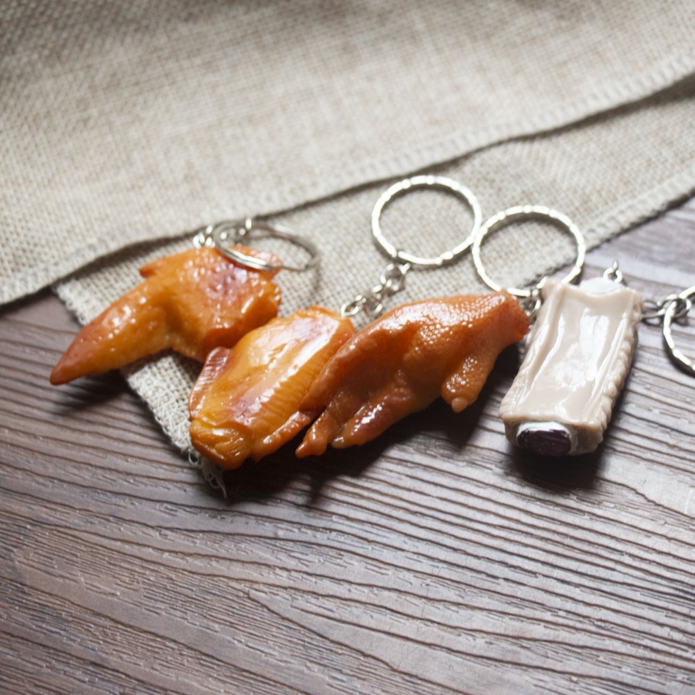 Chicken Key Web celebrity ribs grilled chicken wings chicken feet key key pendant ...