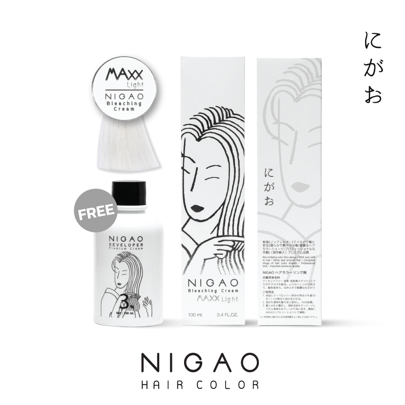 NIGAO Bleaching Cream Maxx Light (นิกาโอะ ครีมฟอกสีผม แม็กซ์ ไลท์)