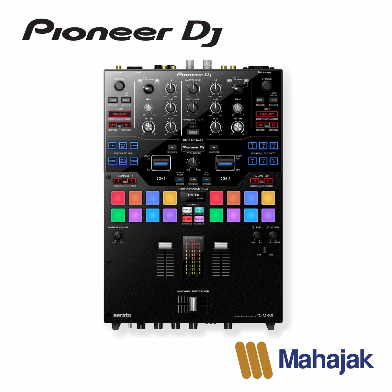 Pioneer DJ DJM-S9 | 2-channel battle mixer for Serato DJ Pro